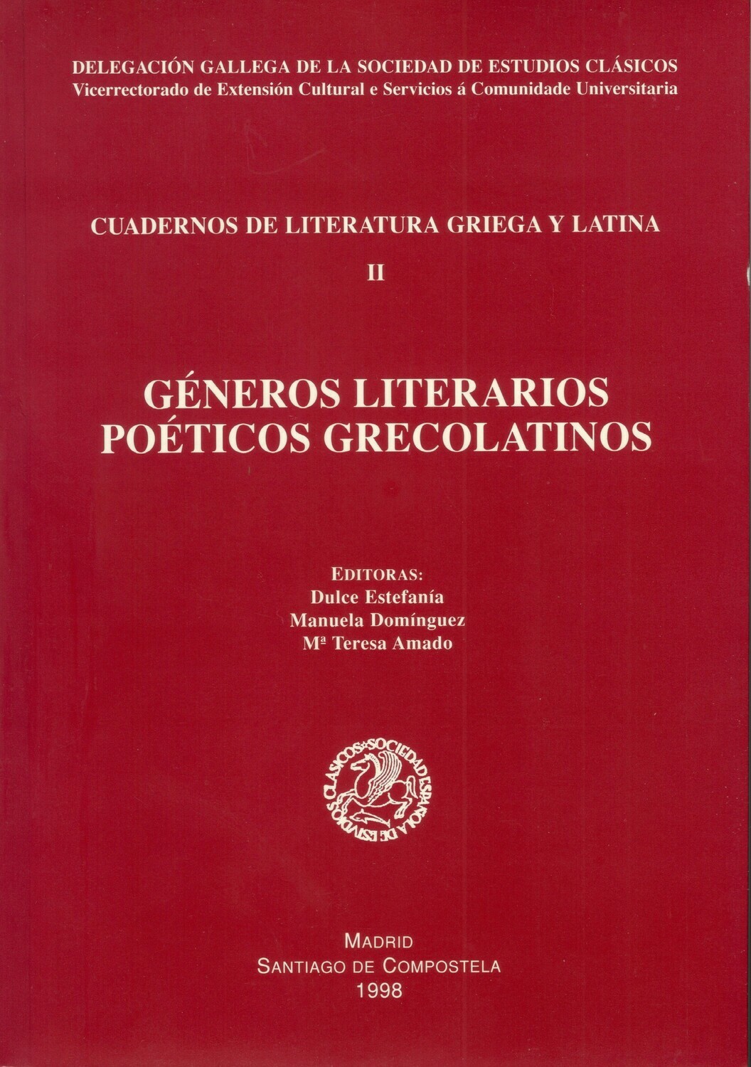 GÉNEROS LITERARIOS POÉTICOS GRECOLATINOS