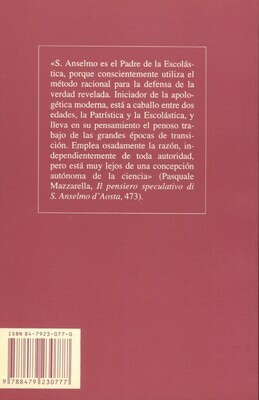 SAN ANSELMO (1033/34-1109)
