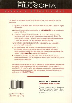 CUADERNOS DE FILOSOFÍA: ORTEGA Y GASSET | ¿QUÉ ES FILOSOFÍA?