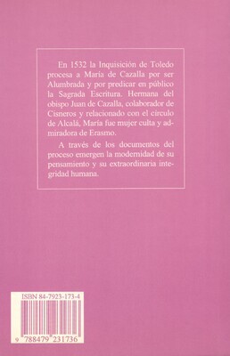 MARÍA DE CAZALLA (1487-?)