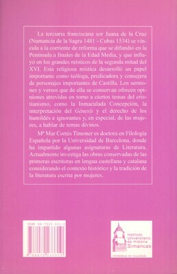SOR JUANA DE LA CRUZ (1481-1534)