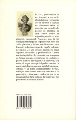 PLAUTO, EL ASTUTO CARTAGINÉS (POENULUS)