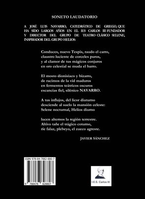 TEATRO TOTAL II, 40 AÑOS DE TEATRO GRECOLATINO EN EL IES CARLOS III (SEGUNDA PARTE 2004-2020)
