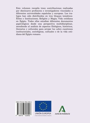 PAPIROS GRECO-EGIPCIOS DE ÉPOCA IMPERIAL ROMANA I: INSTITUCIONES, SOCIEDAD Y RELIGIÓN