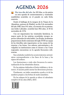 AGENDA HISTÓRICA DE MADRID 2026
