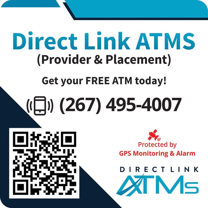 ATM Info Sticker