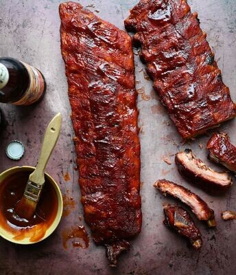 SPARERIBS, BBQ PORTIONED