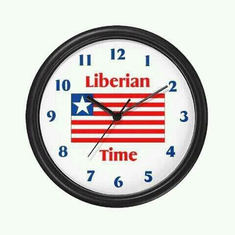 Liberian Time Wall Clock