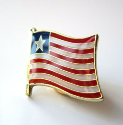 Liberian Flag Lapel Pin