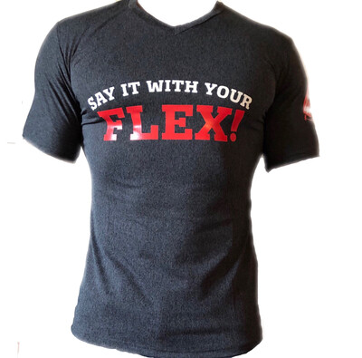 Say It With Your Flex V-neck/ Dri-fit