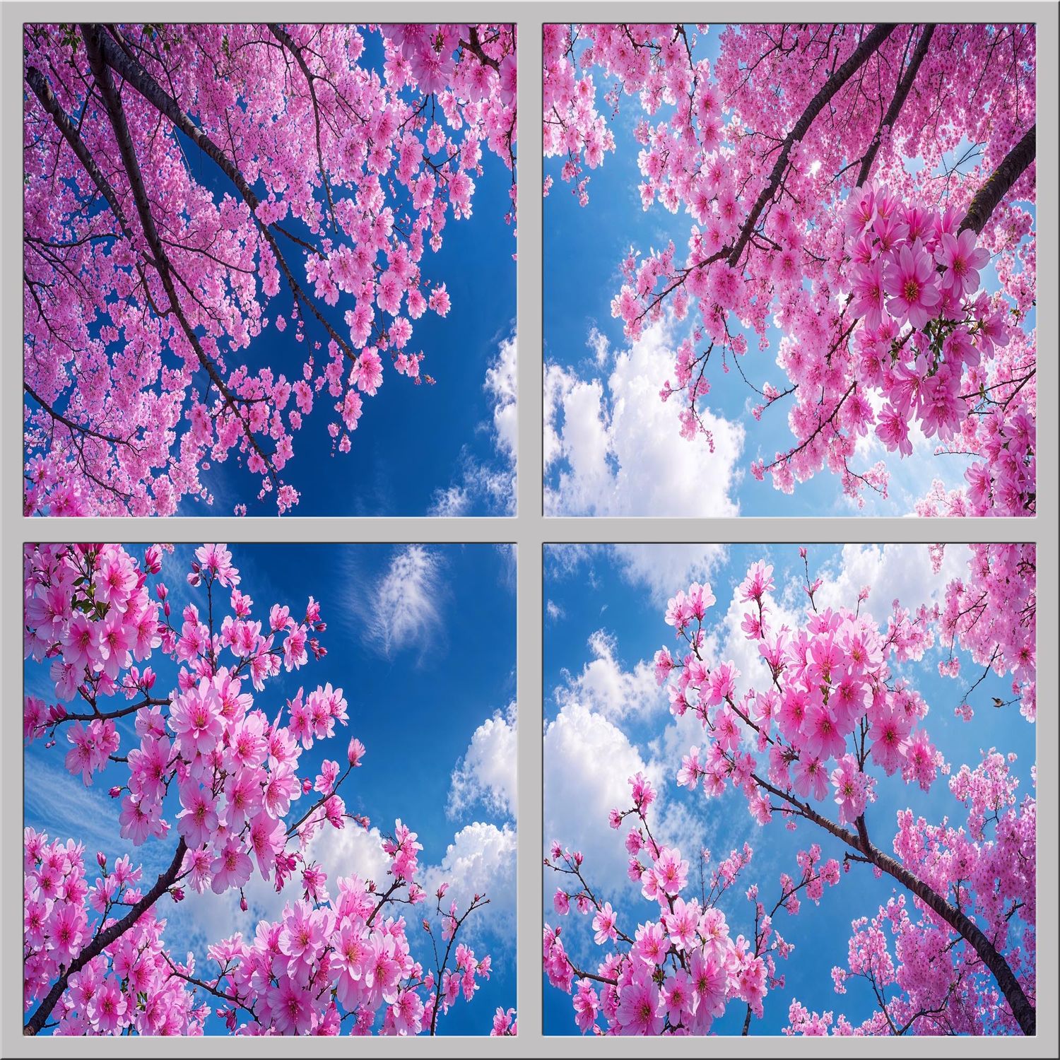 Sky Trees Flowers LED Ceiling Light Panels - Cherry Blossom Sky - 600x600 Sky Trees Flowers LED Ceiling Light Panels - Cherry Blossom Sky - 600x600