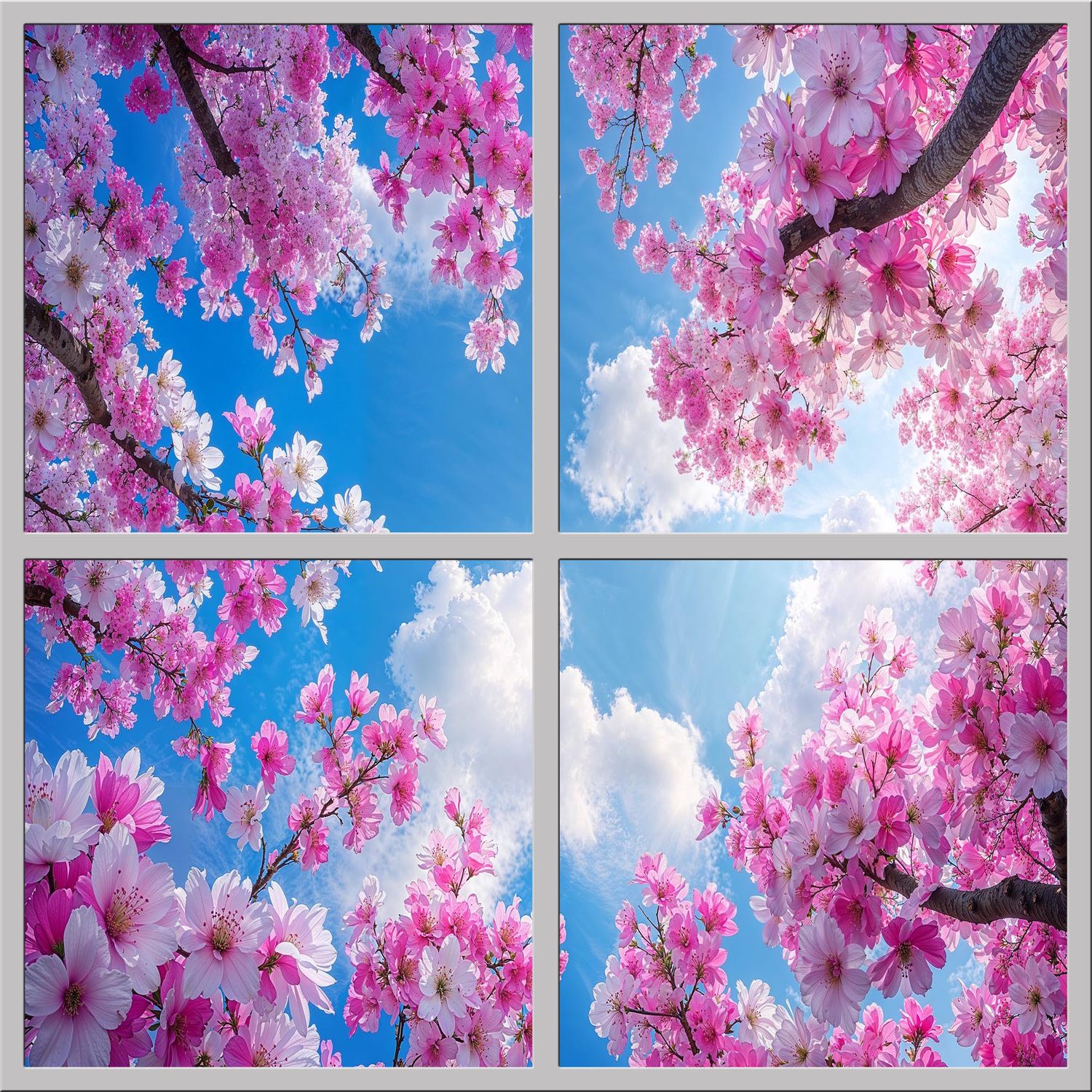 Sky Trees Flowers LED Ceiling Light Panels - Cherry Blossom Sky - 600x600 Sky Trees Flowers LED Ceiling Light Panels - Cherry Blossom Sky - 600x600