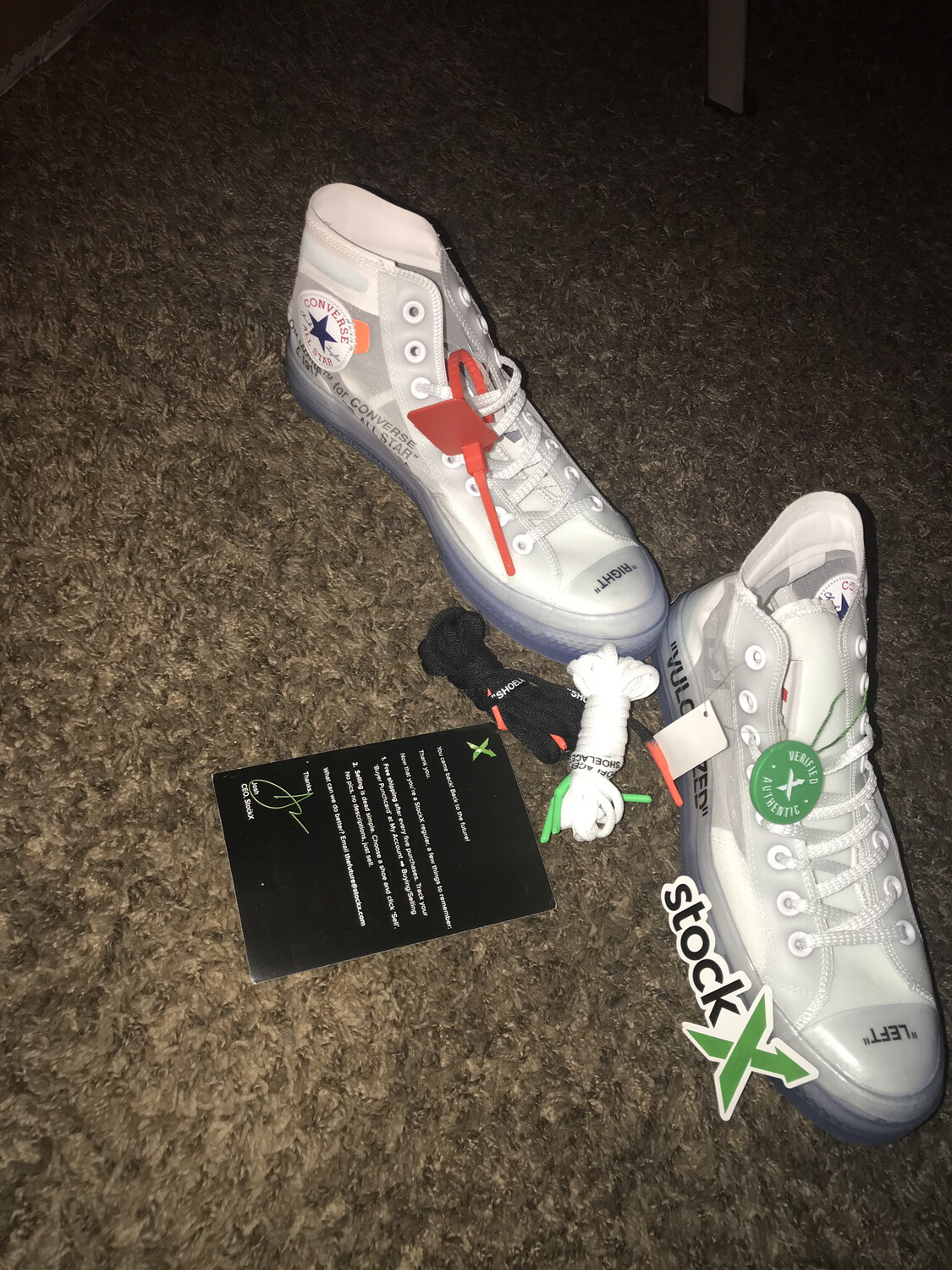 Off white Converse
