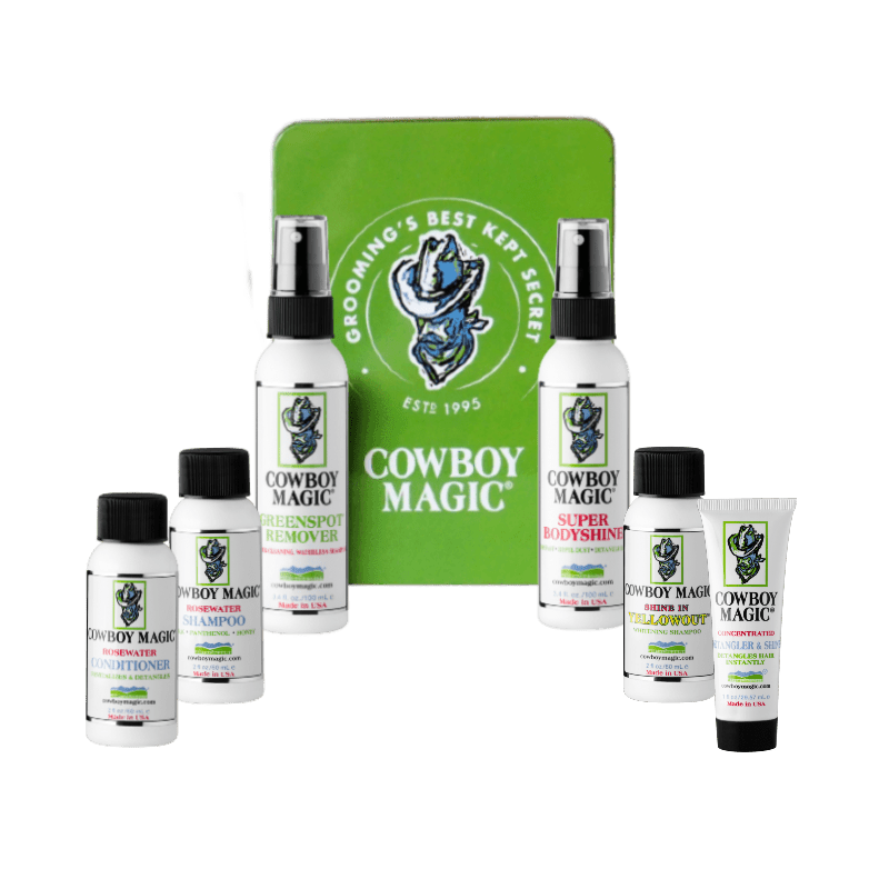 Cowboy Magic Grooming Kit, Gift-Set with World's Leading Detangler, Shampoos, Conditioner and Finishing sprays.