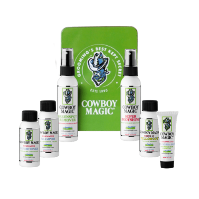 Cowboy Magic Grooming Kit, Gift-Set with World's Leading Detangler, Shampoos, Conditioner and Finishing sprays.