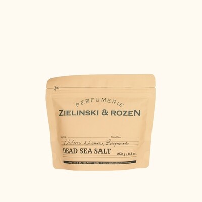 Dead Sea Salt Vetiver & Lemon, Bergamot (250 g)