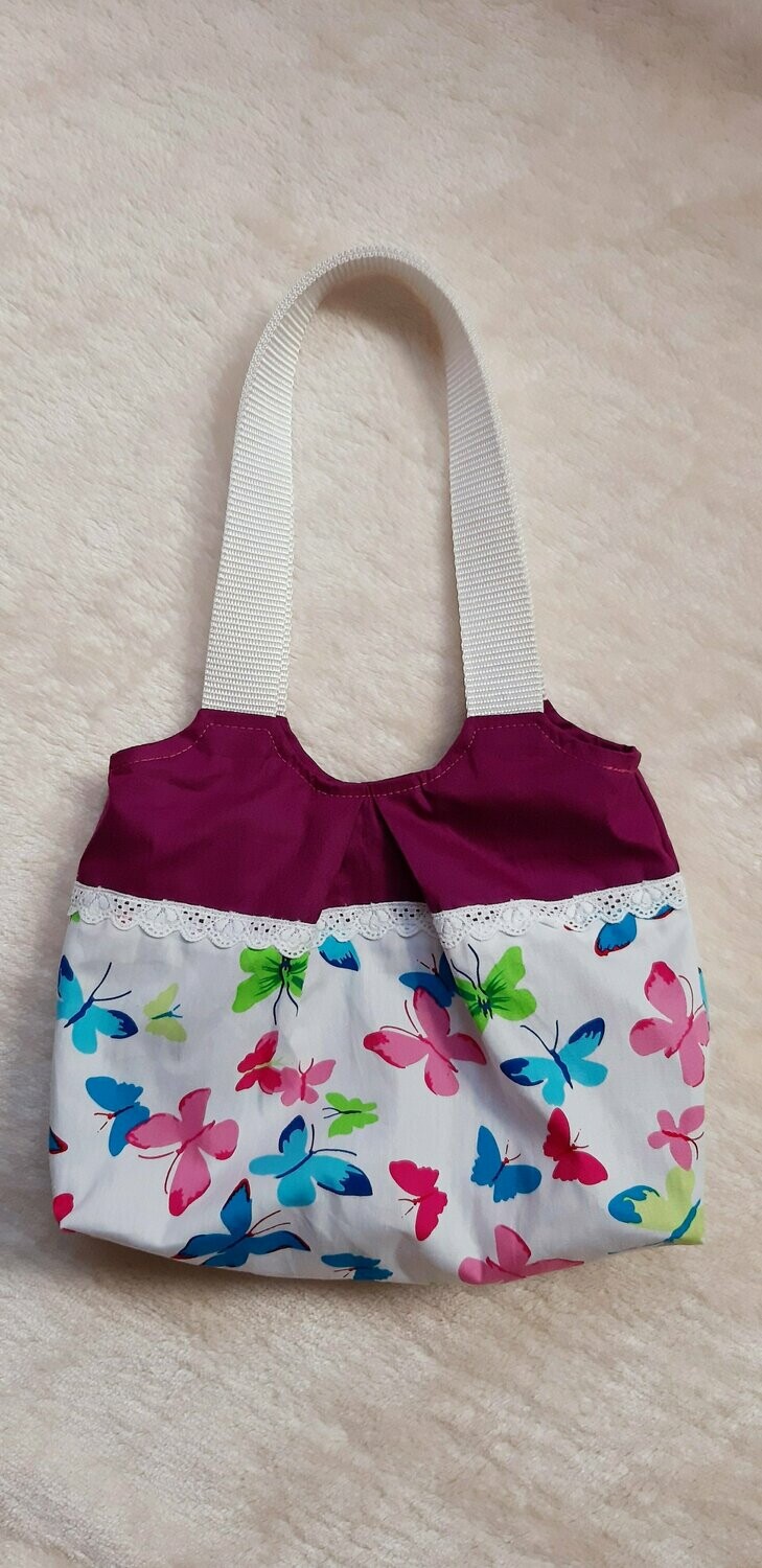 Kindertasche Schmetterlinge mit Spitze