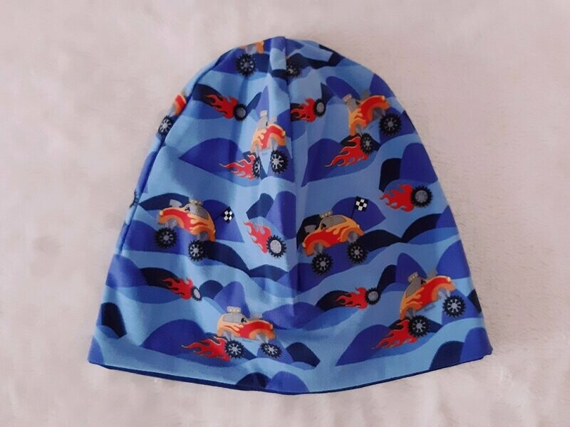 Beanie Mütze blau Auto Truck KU 44-48