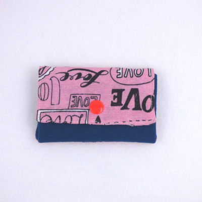 Mini Portemonnaie Geldbörse rosa blau Love Mini Portemonnaie Geldbörse rosa blau Love