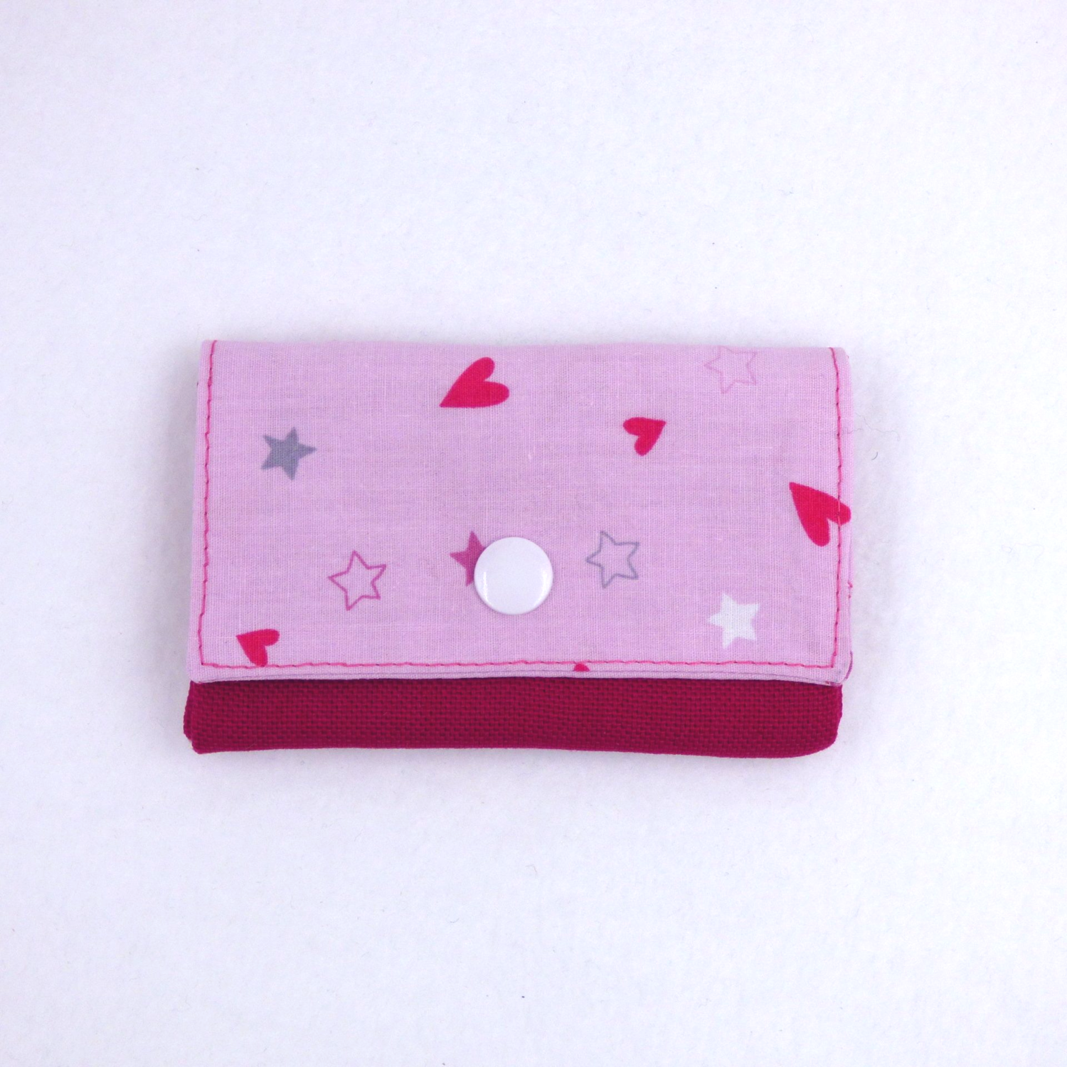 Mini Portemonnaie rosa pink Herzen