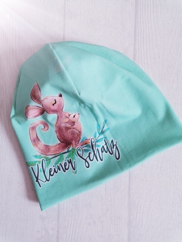 Beanie Mütze "kleiner Schatz" Känguru KU 48-54