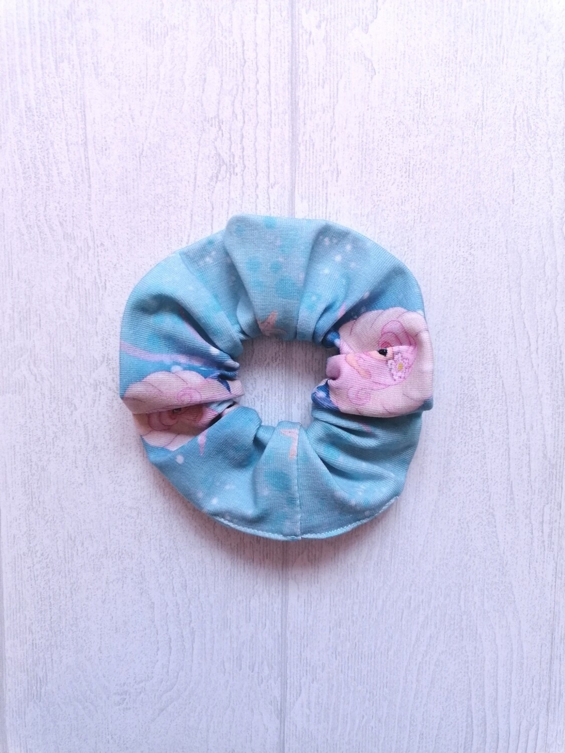Scrunchie hellblau Meerjungfrau mermaid
