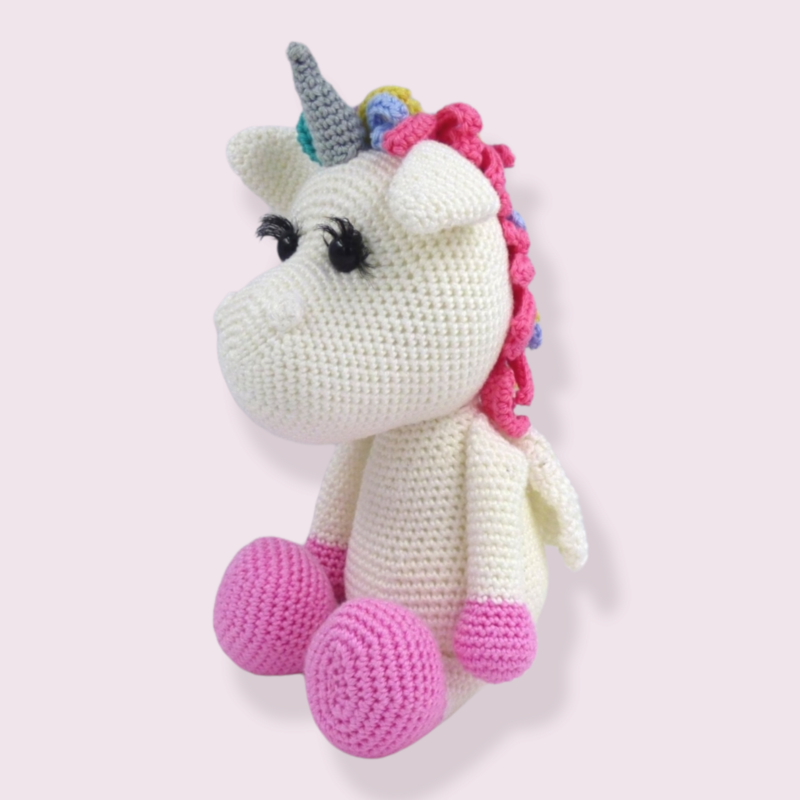gehäkeltes Einhorn ca. 26 cm
