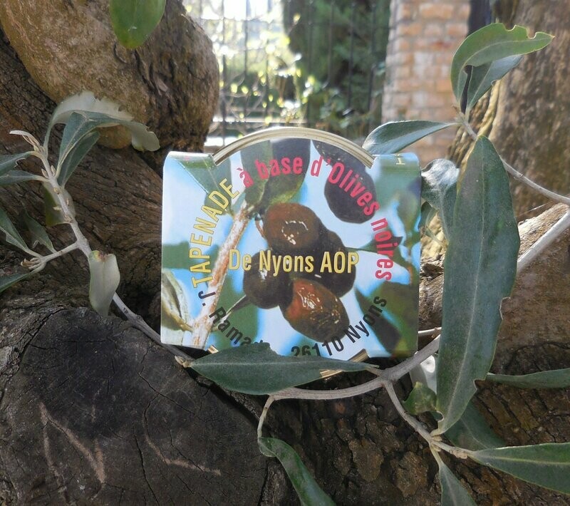 Tapenade à base d’olives de Nyons AOP- Pot de 90 g