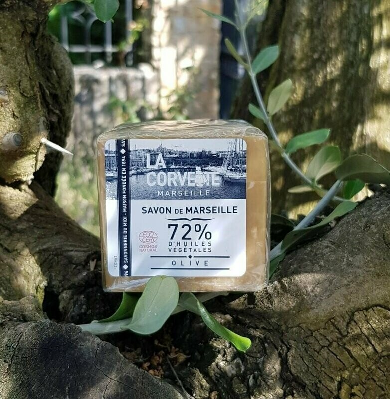 Savon de MARSEILLE à l'huile d'olive - 500grs