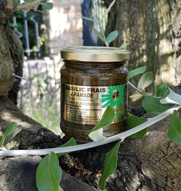 Basilic à l’huile - Pot de 180 g