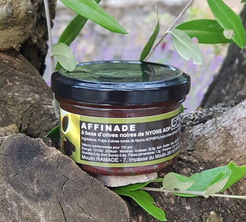 Affinade à base d’olives noires de Nyons AOP - Pot de 90 g