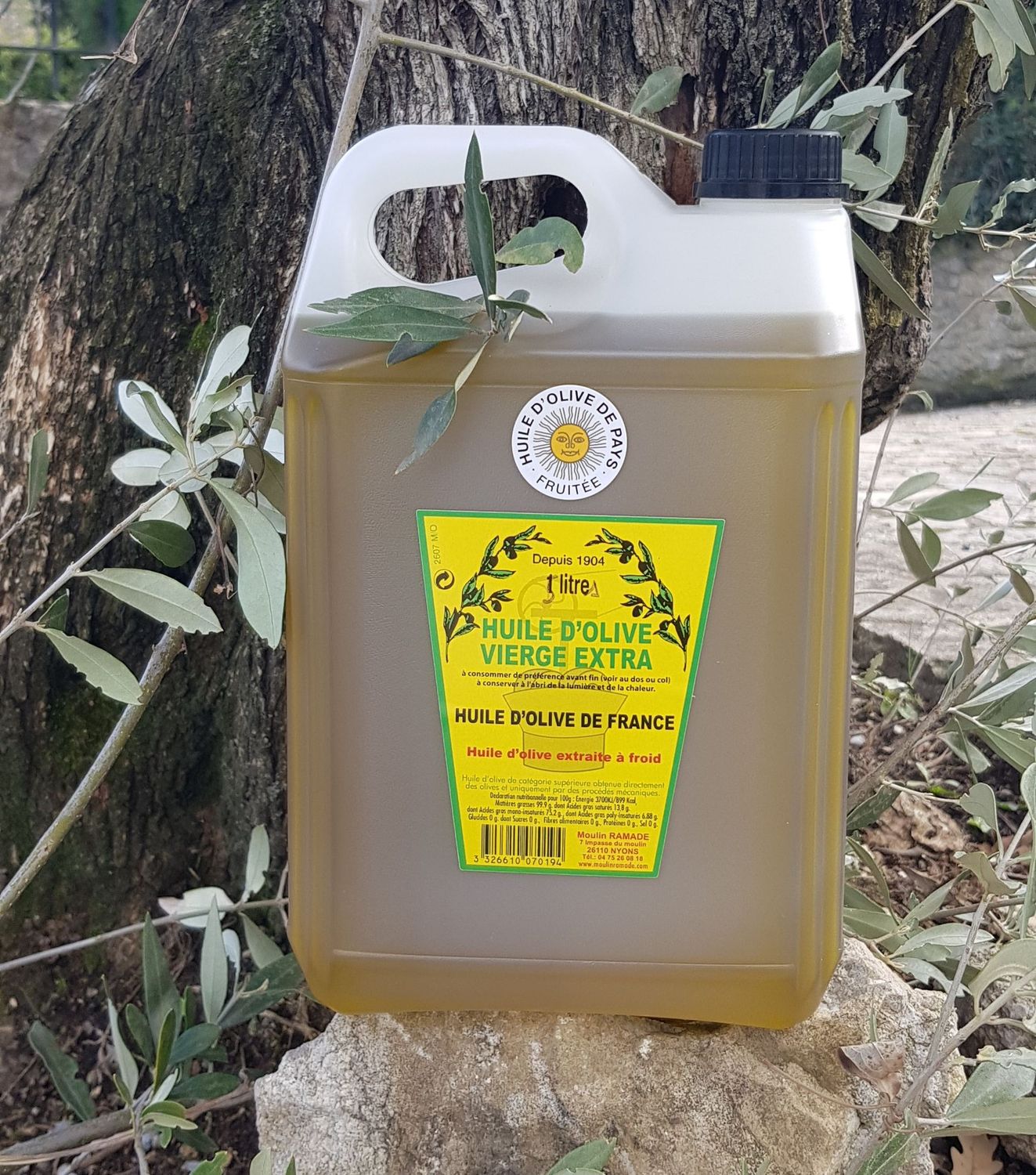 Huile d’olive de Pays-France - Bidon de 5 litres