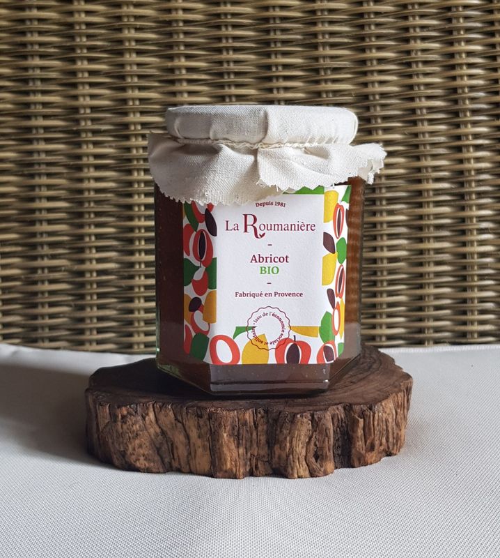Confiture Extra d'abricots BIO* - Pot de 335 grs