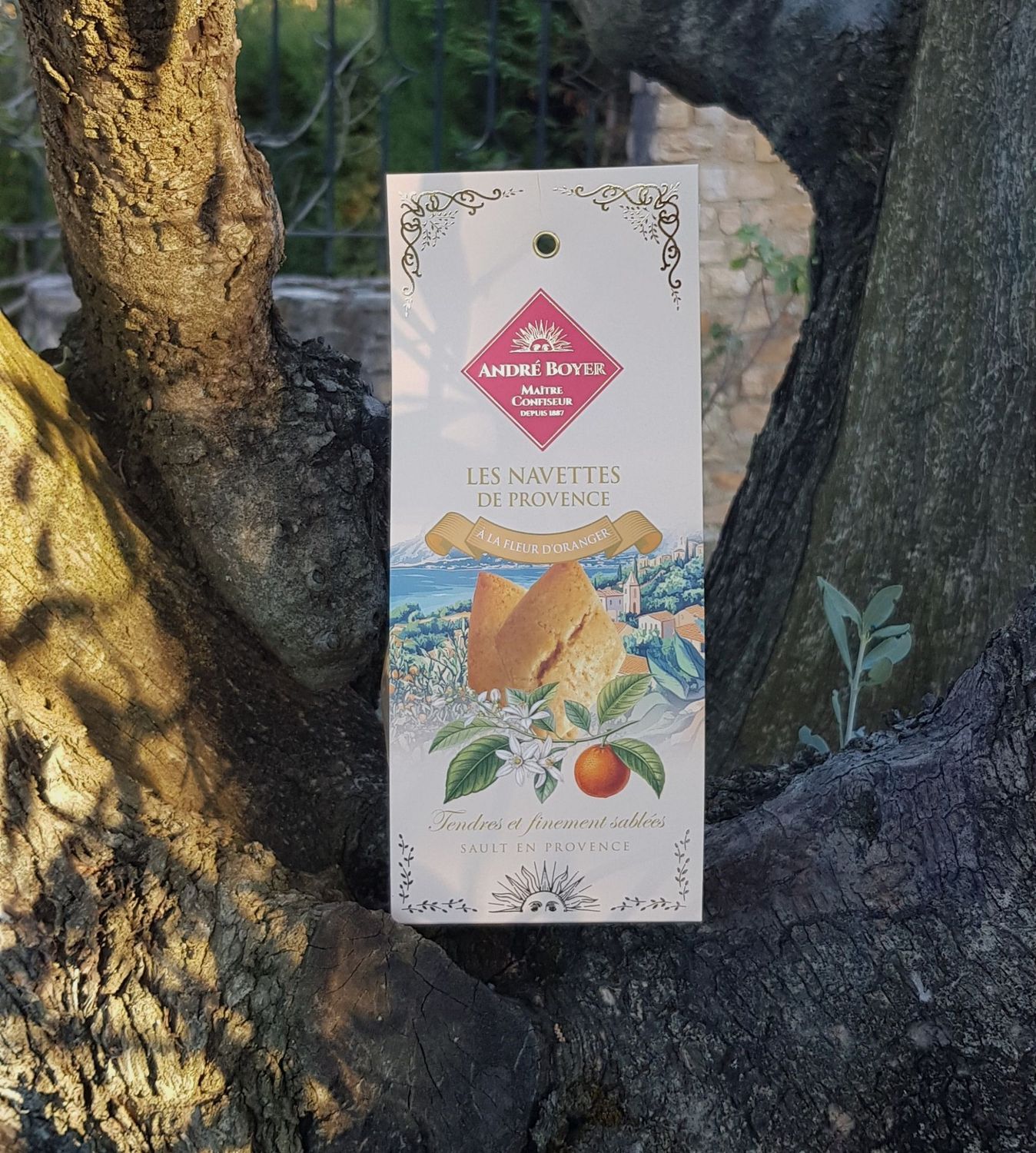 Navettes de Provence à la fleur d'oranger - Etui de 130grs