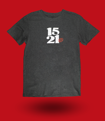 1521 T-Shirt, grau melliert