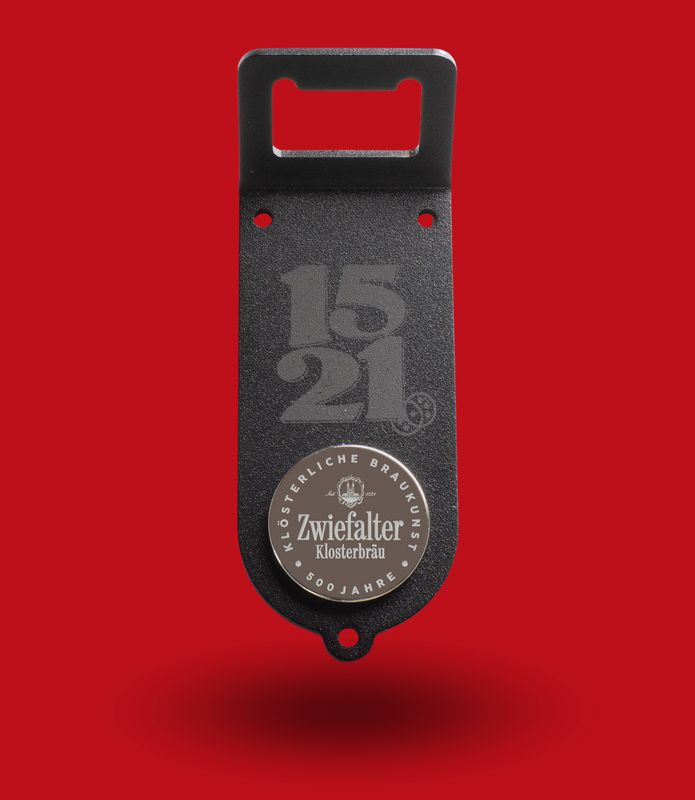 Wandflaschenöffner aus Metall