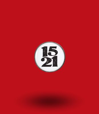 Original 1521 Gaudi Knopf zum Anstecken 20 mm // schlicht