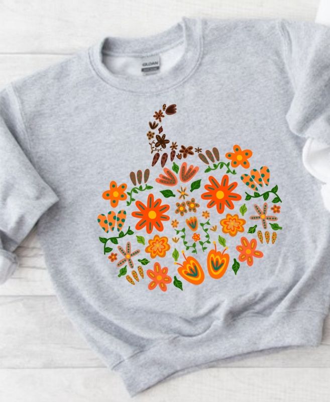 Floral Pumpkin