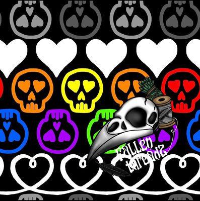 Skull hearts