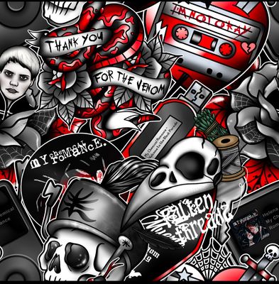 Mcr stickerbomb