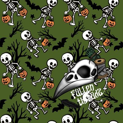 Trick or treat skeletons