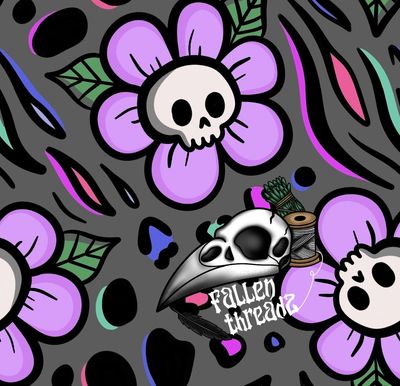 Lepoard skull flower