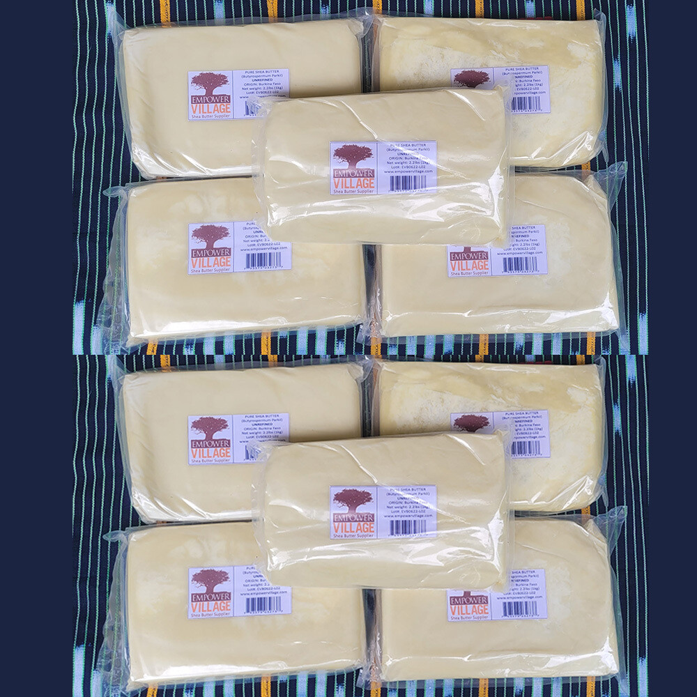 22 lbs Unrefined Premium Shea Butter ($7.00/lb)