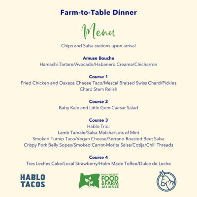 Farm-to-Table Dinners