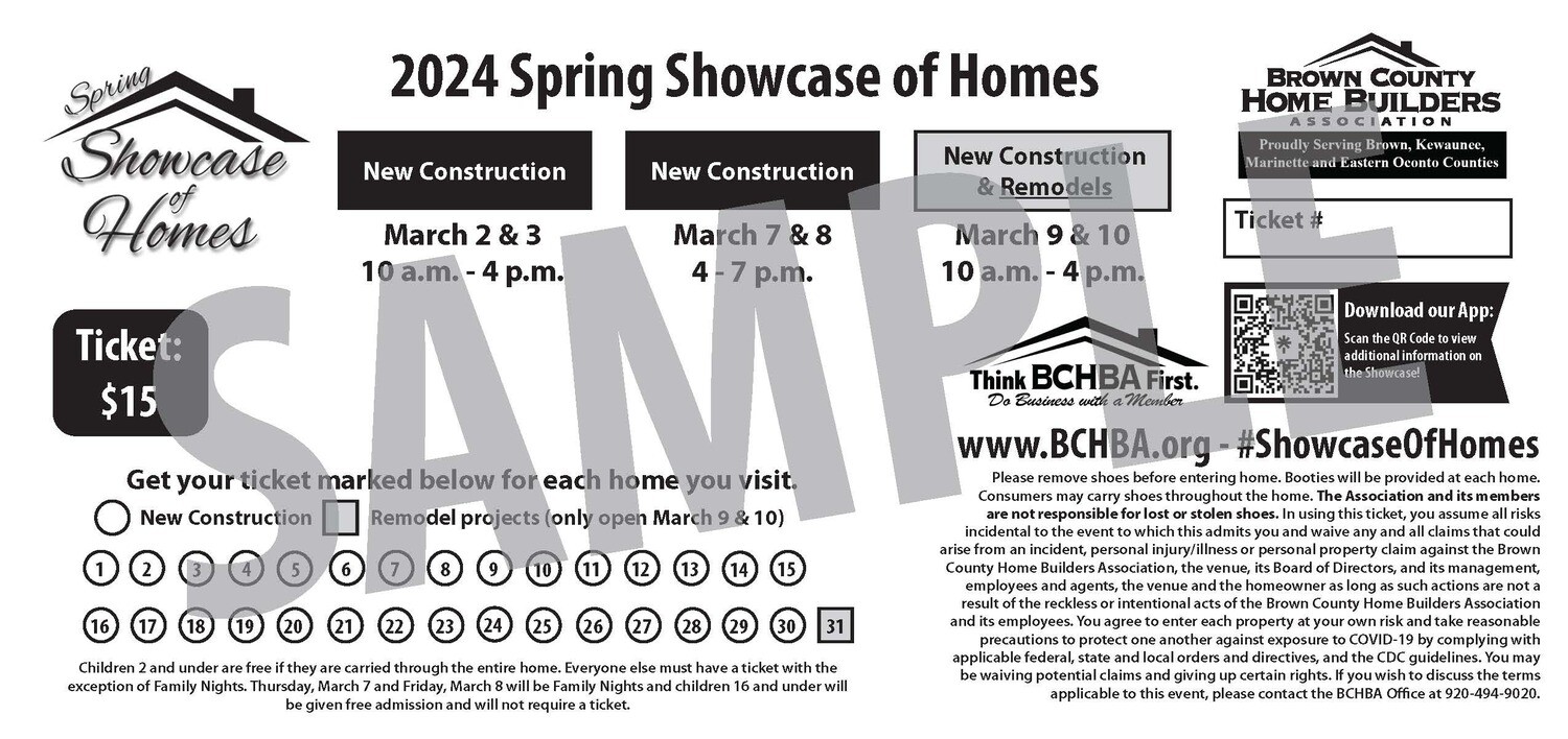 Tickets for 2024 Spring Showcase of Homes