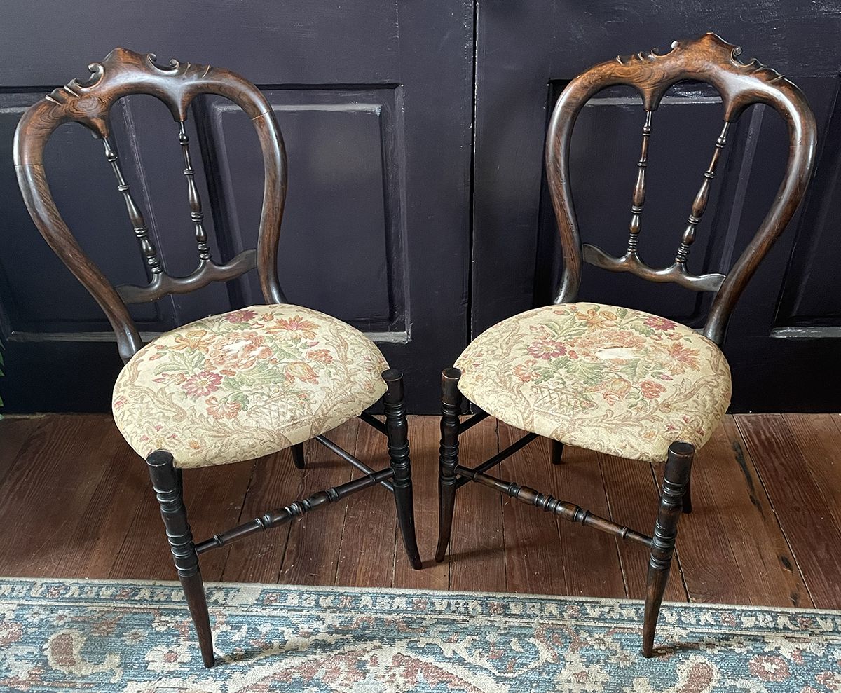 Victorian Rosewood Side Chairs