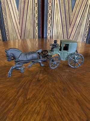 Cast Iron Horse and Buggy