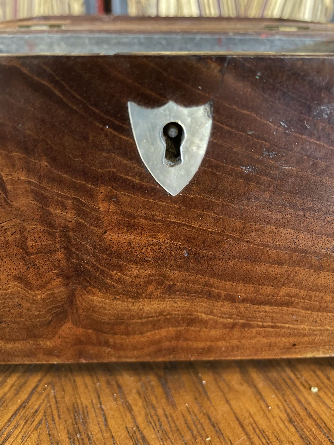 Antique 19th Century Mahogany Tea Box