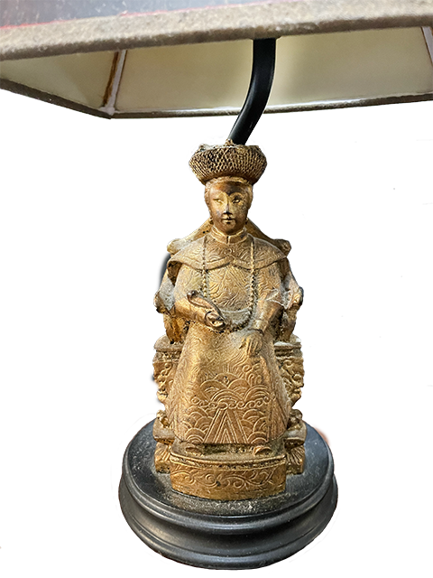 Chinese Noble Woman Lamp