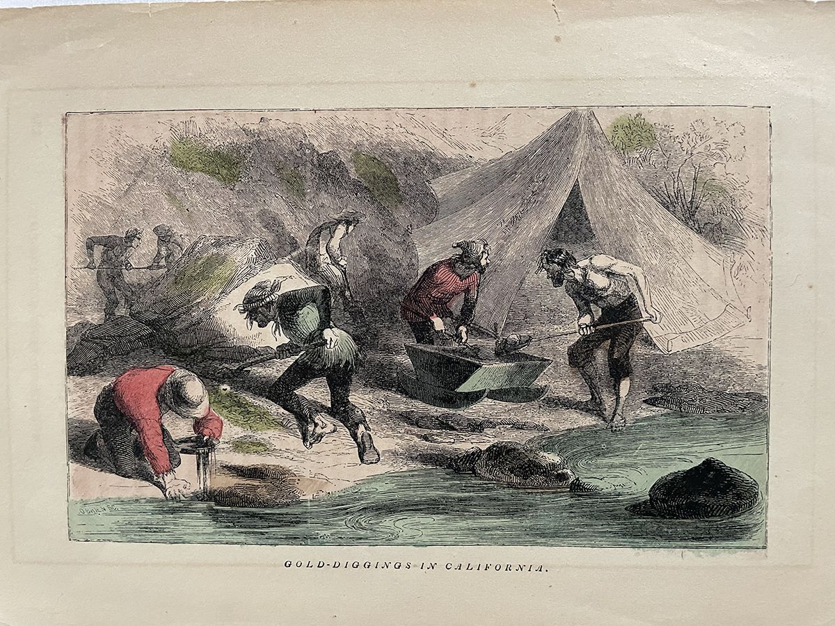 Gold Digging in California